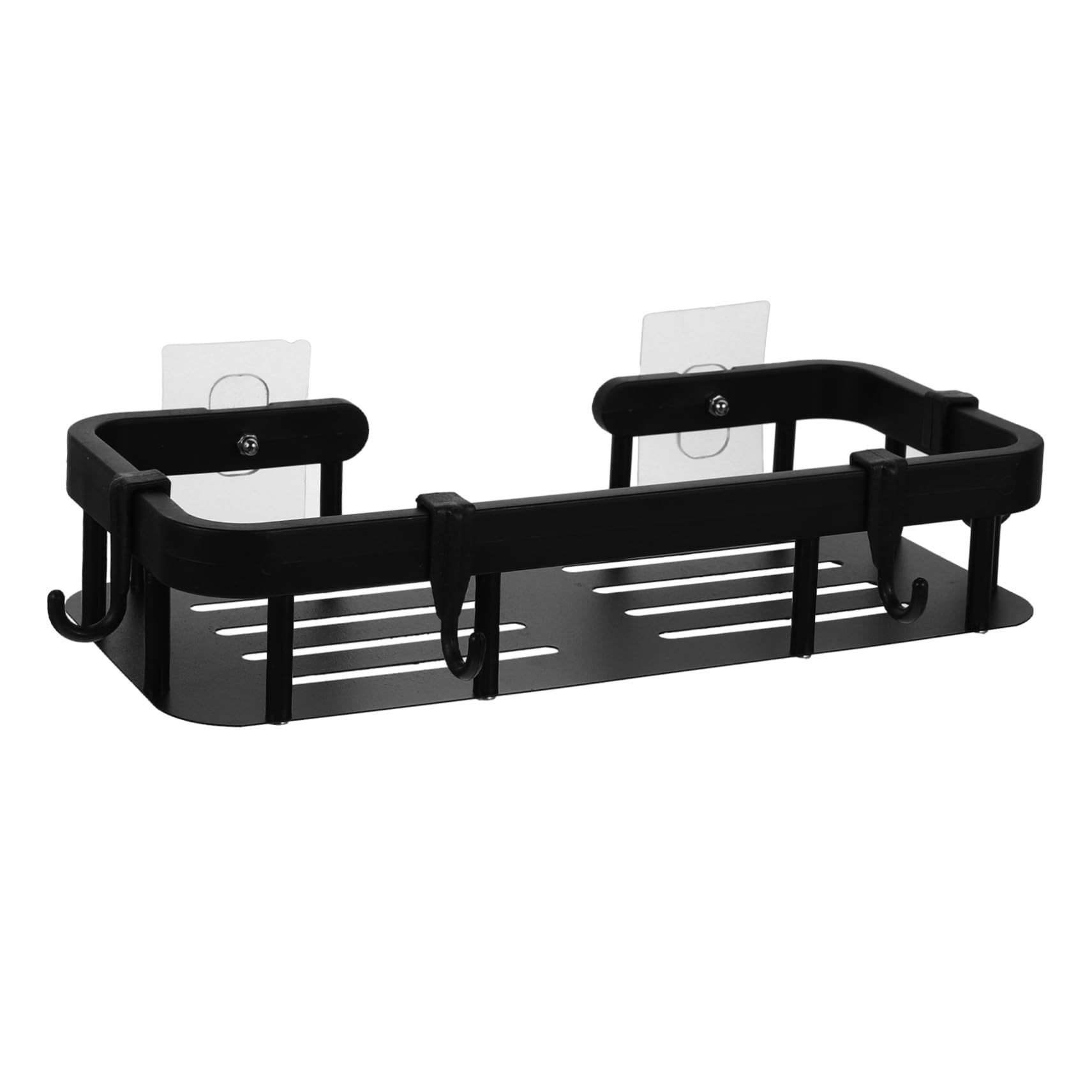 Amosfun Shower Caddy Organizer Rack Wall Mounted Wire Basket for Bathroom and Kitchen Carbon Steel and Abs Material