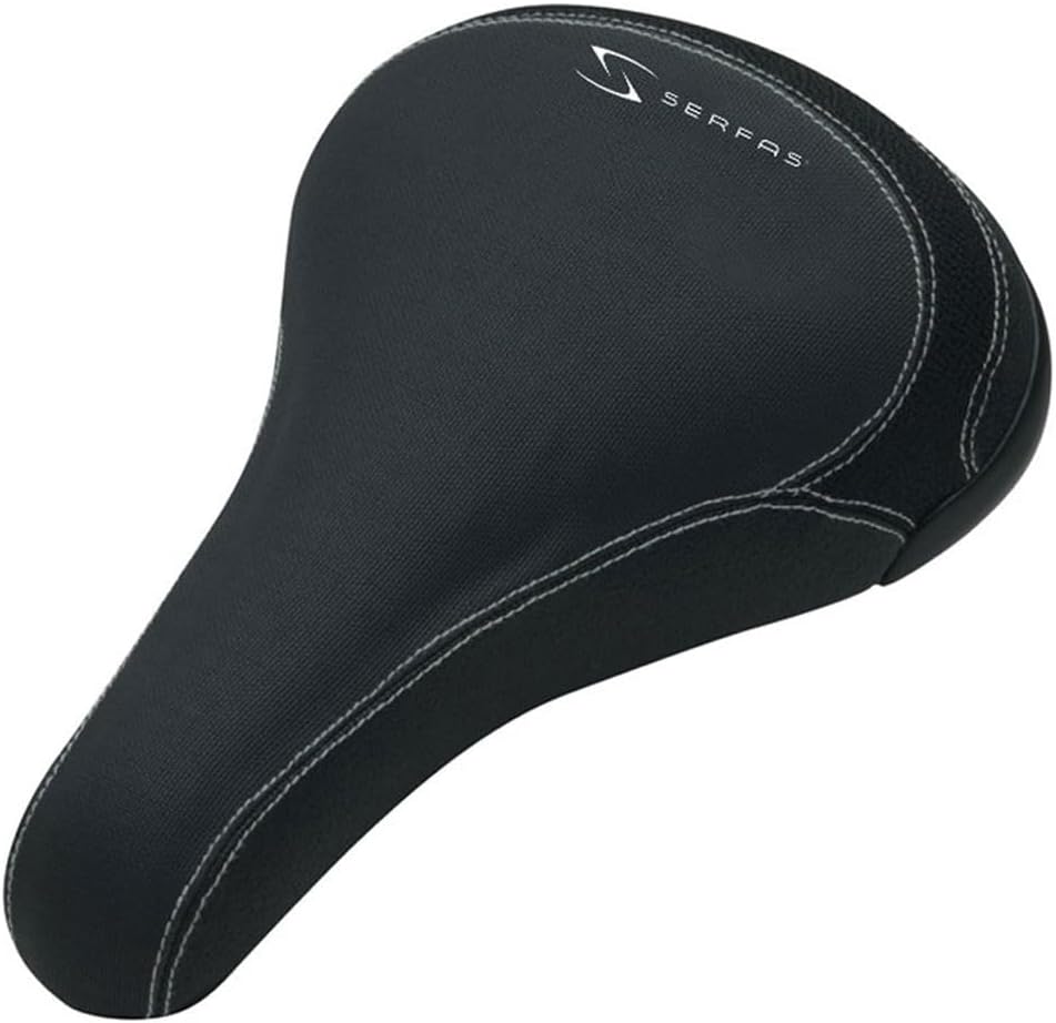 Serfas BMX Dirt Jump Replacement Bicycle Saddle - Black