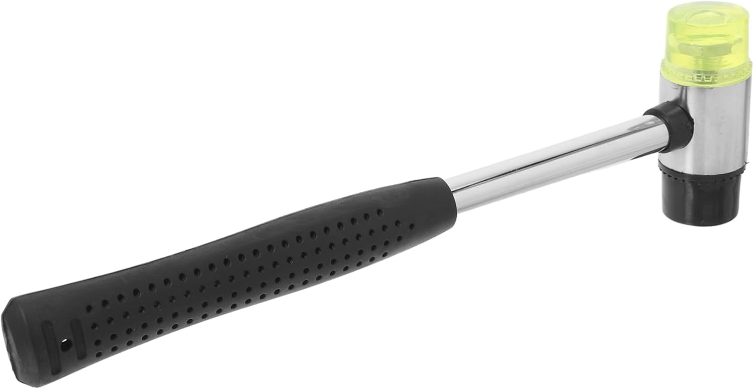 MAGICLULU Replacement Mallet for Crafts Small Rubber Hammer Non-slip Handle Ideal for Tile Installation Flooring Woodworking