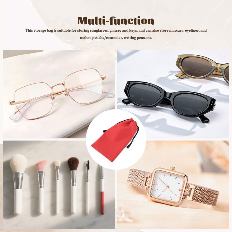 Squeeze Top Glasses Bag