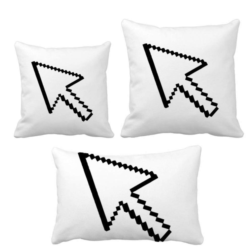 Housse de coussin pour ordinateur à motif flèche et décoration canapé