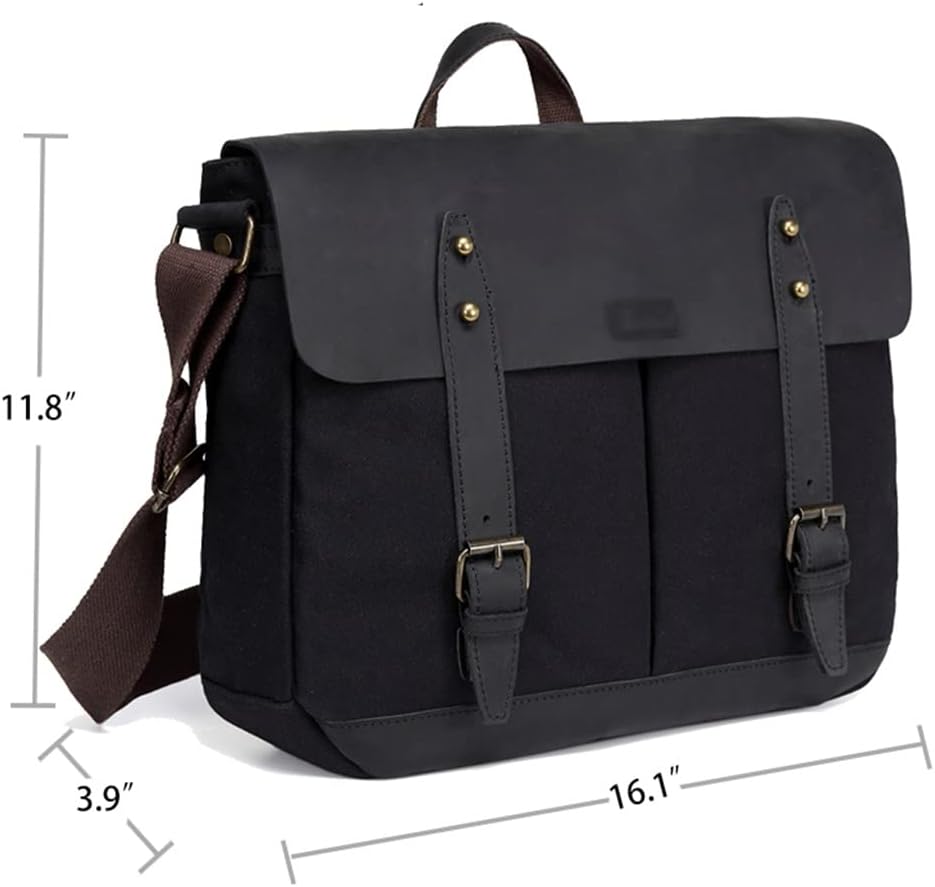 Men's Leisure Laptop Briefcase Canvas Business Handbag