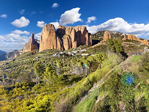 rompecabezas de paisajes de 100 piezas para armar