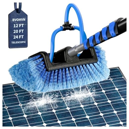 Extendable Solar Panel Cleaning Brush Kit