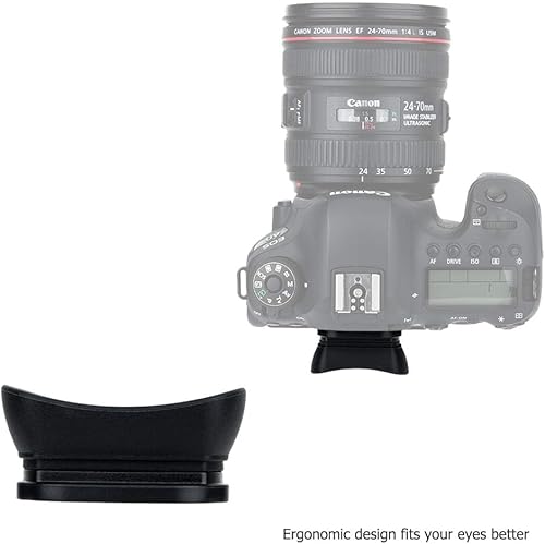 Miniatura 8 de Visor ocular suave para cámara Canon EOS 6DM2 5DM2 6D 5D Mark II 90D 80D 77D 70D 60D 50D 4000D 2000D Rebel T100 T8i T7i T7 T6s T6i T6 T6 T5i T5i T4i