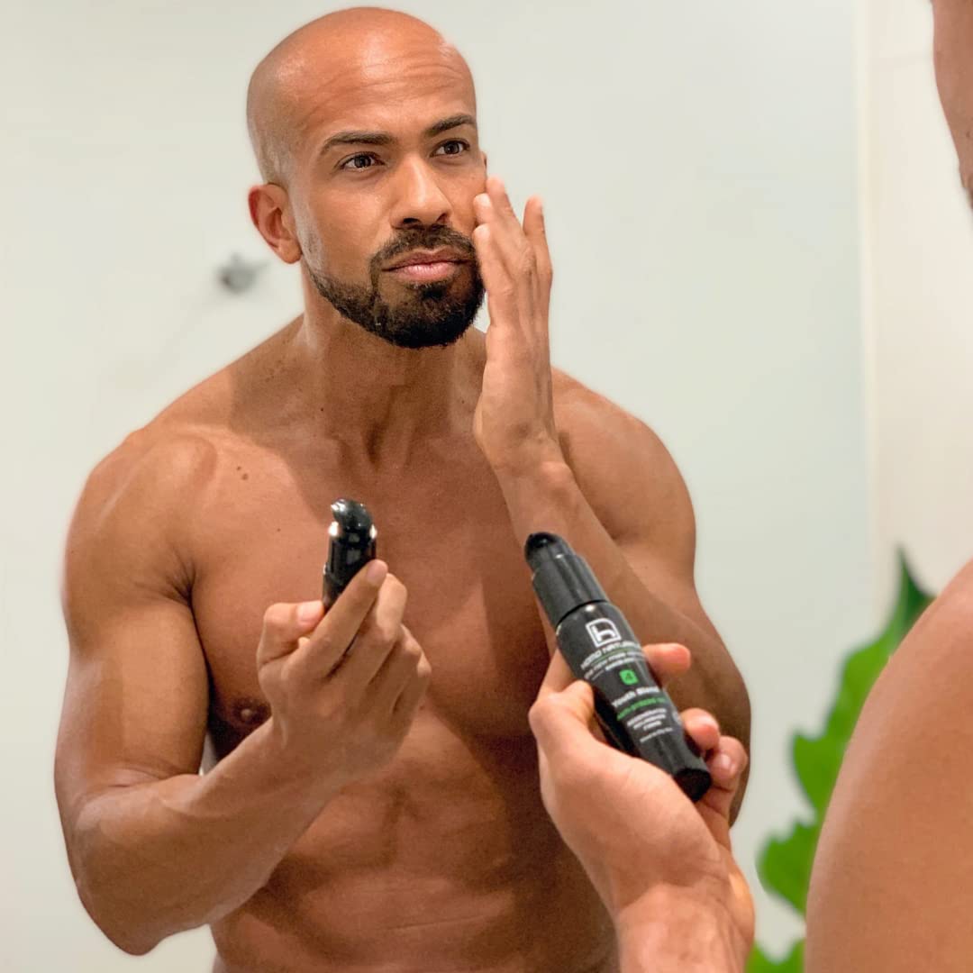 Homo Naturals Detergente Viso + Gel Antirughe - Set Regalo per Uomo - Cosmetici Maschile - Regali Uomo - Trattamento Viso 100% Naturale e Bio