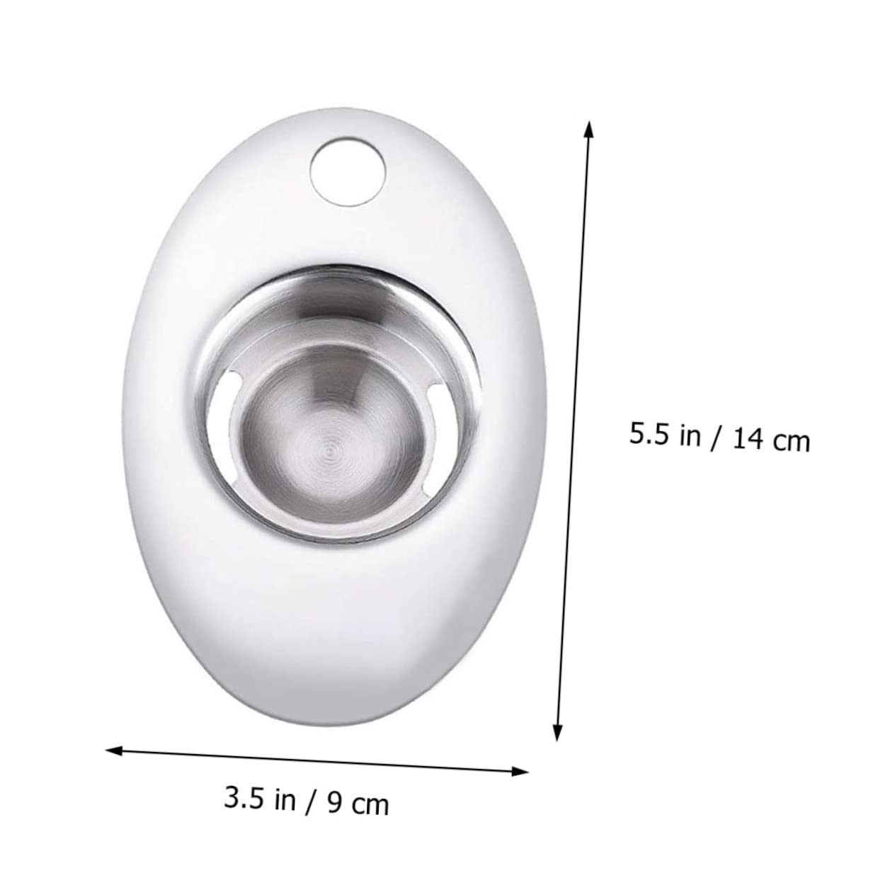 HAKIDZEL White Separator Efficient Yolk Filter for Home Cooking Easy Separation Tool Kitchen Gadget for Baking and Cooking