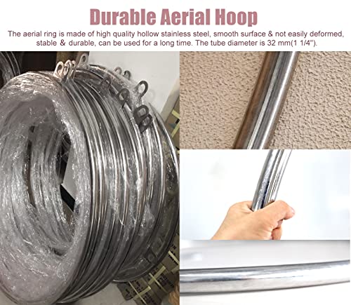 Aro Aéreo de Metal CMYUN diámetro 90 cm para gimnasia miniatura 3