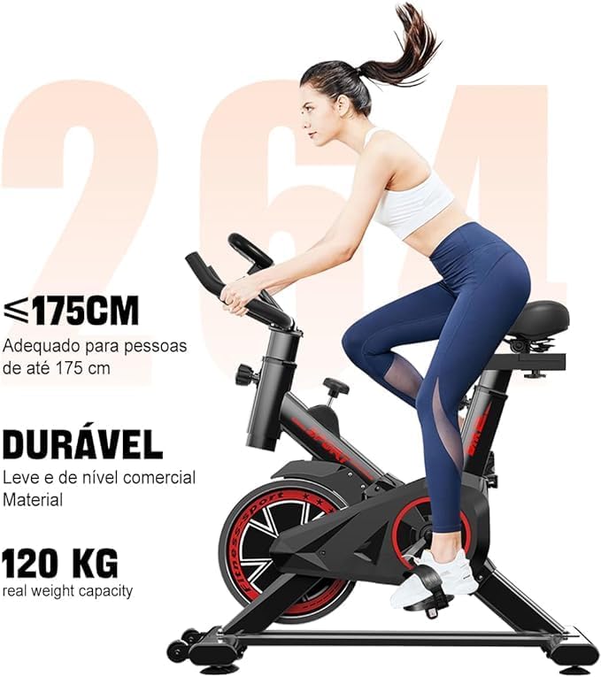 Bicicleta em um fundo neutro, destacando o produto.