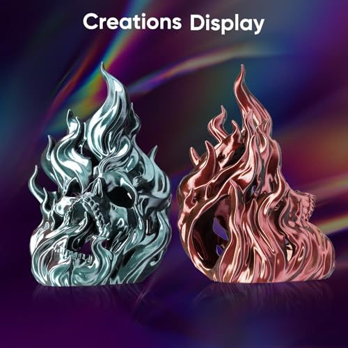 Image of ERYONE Silk Filament PLA+ 1.75mm Shiny 3D Printer Filament, Multicolor PLA 4 in 1, 1kg (2.2LBS) /Spool, HS Silk Quadruple Color Gorgeous Sum (Black & Gold & Red & Green)