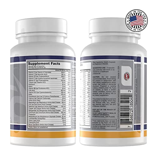 Keto Vitamins By Ketocore | Keto Multivitamin For Ketosis Pills | Keto Supplement For Keto Diet | No Keto Flu | Rich In Magnesium & Potassium & Other Minerals | 90 Capsules #TOP7