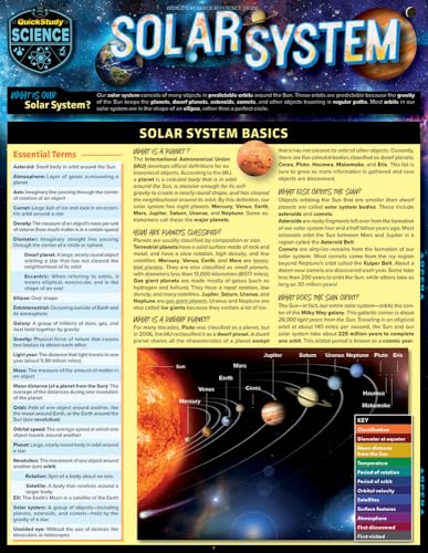 Solar System: A Quickstudy Laminated Reference Guide