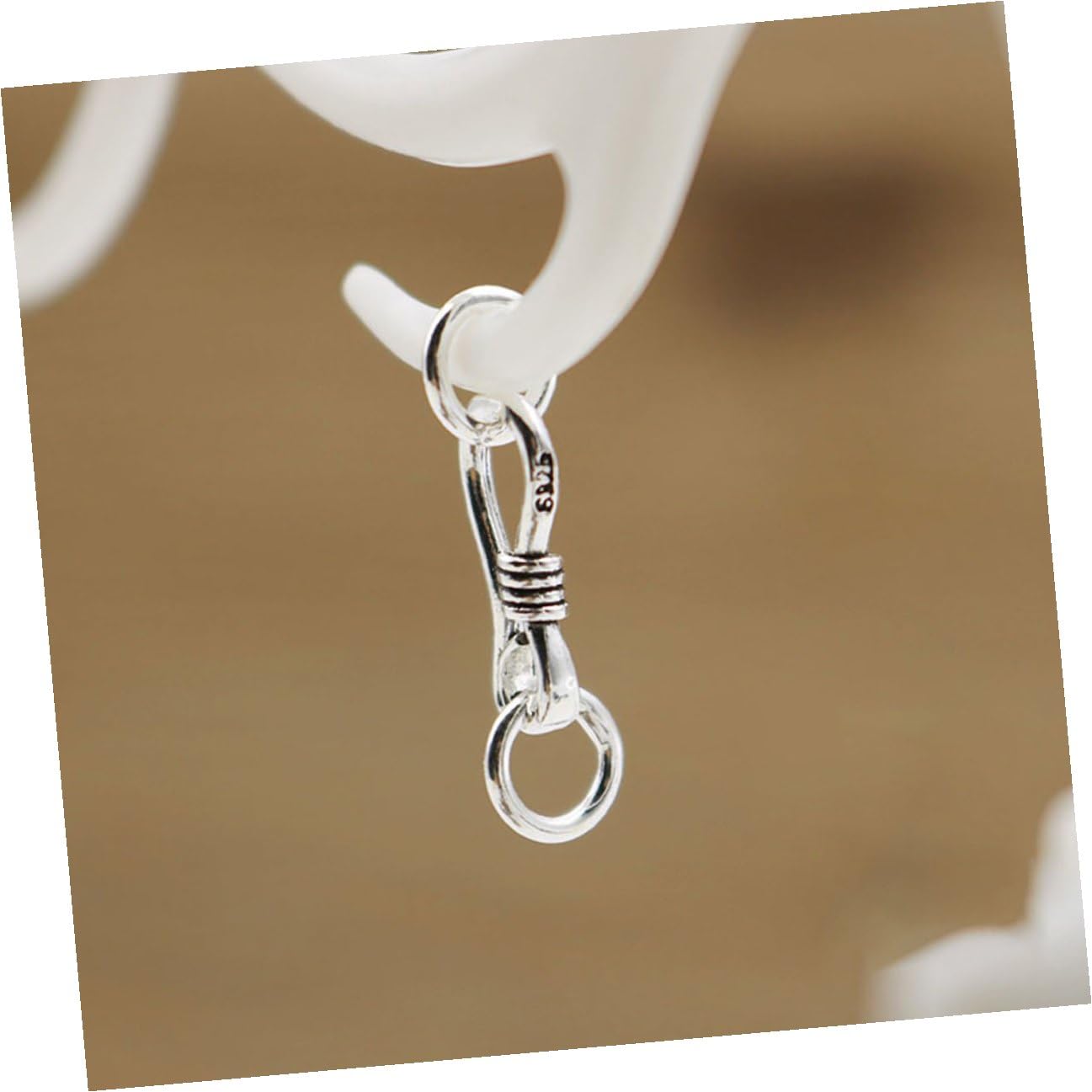 5 Fermoirs S en Argenté pour Bracelets et Bijoux Faits Main