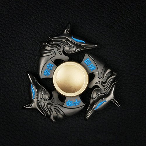 Hand Spinner NEW Alloy Tri Fidget Focus Toy EDC Finger Spin Gyro ADHD Autism