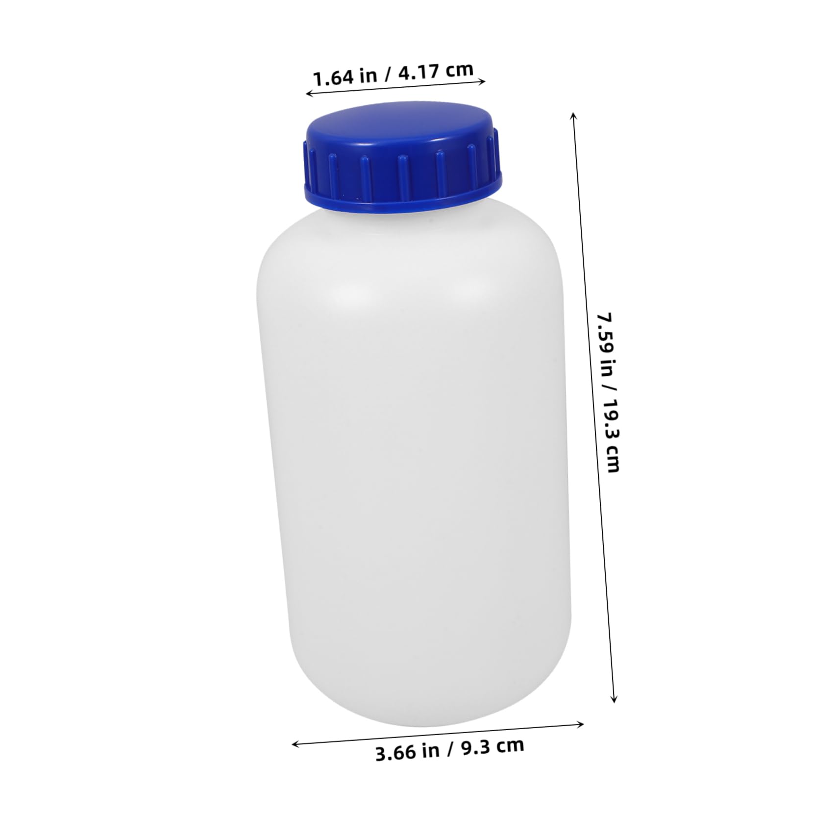 ABOOFAN 3 Sätze Verdickte Versiegelte Plastikflasche Wieder Auffüllbar Probenbehälter Flüssig Chemie -reagenzienflasche Klare Reagenzflasche Außenhülle Der Flasche Aus Hdpe 3 Stück * 3