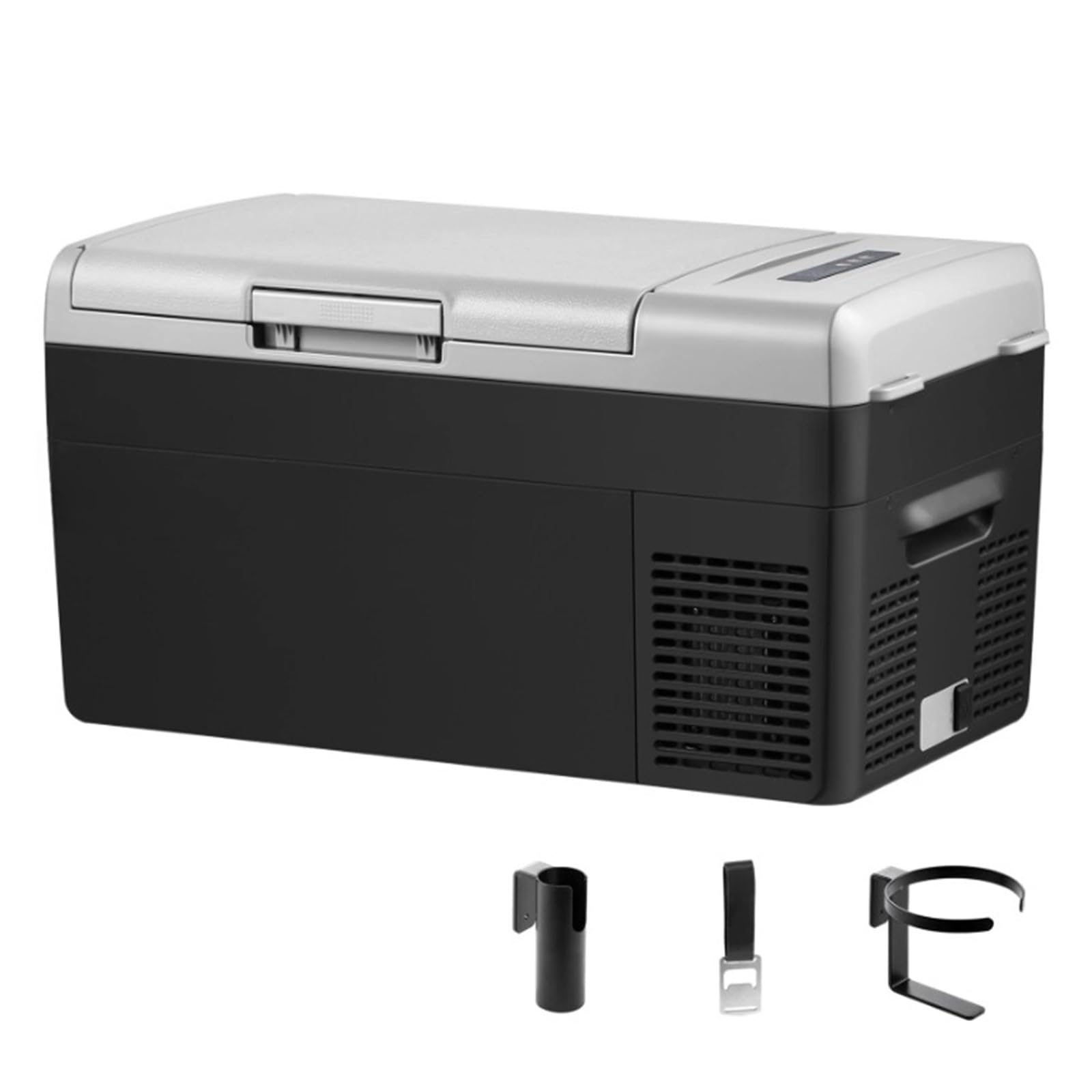 Refrigerador portátil de 12 V, refrigerador for Auto de enfriamiento rápido de -20 °C a 20 °C, refrigerador portátil for Auto de 20 L/21 qt con 12/24 V
