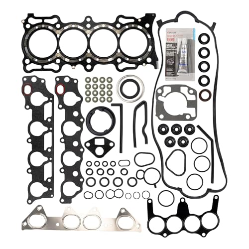 Image of KAX Engine Cylinder Head Gasket Set Compatible with Honda Accord 1994 1995 1996 1997 2.2L, Head Gasket Kit, OE# HS9958PT2, HS4051W, HS9958PT1, HS13133