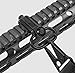 flipfit Picatinny QD Rail Sling Mount RSA Quick Release Attachment with 90 Degree Offset Push Button Quick Detach Swivel for Point Sling,Shoting,Hunting,Training