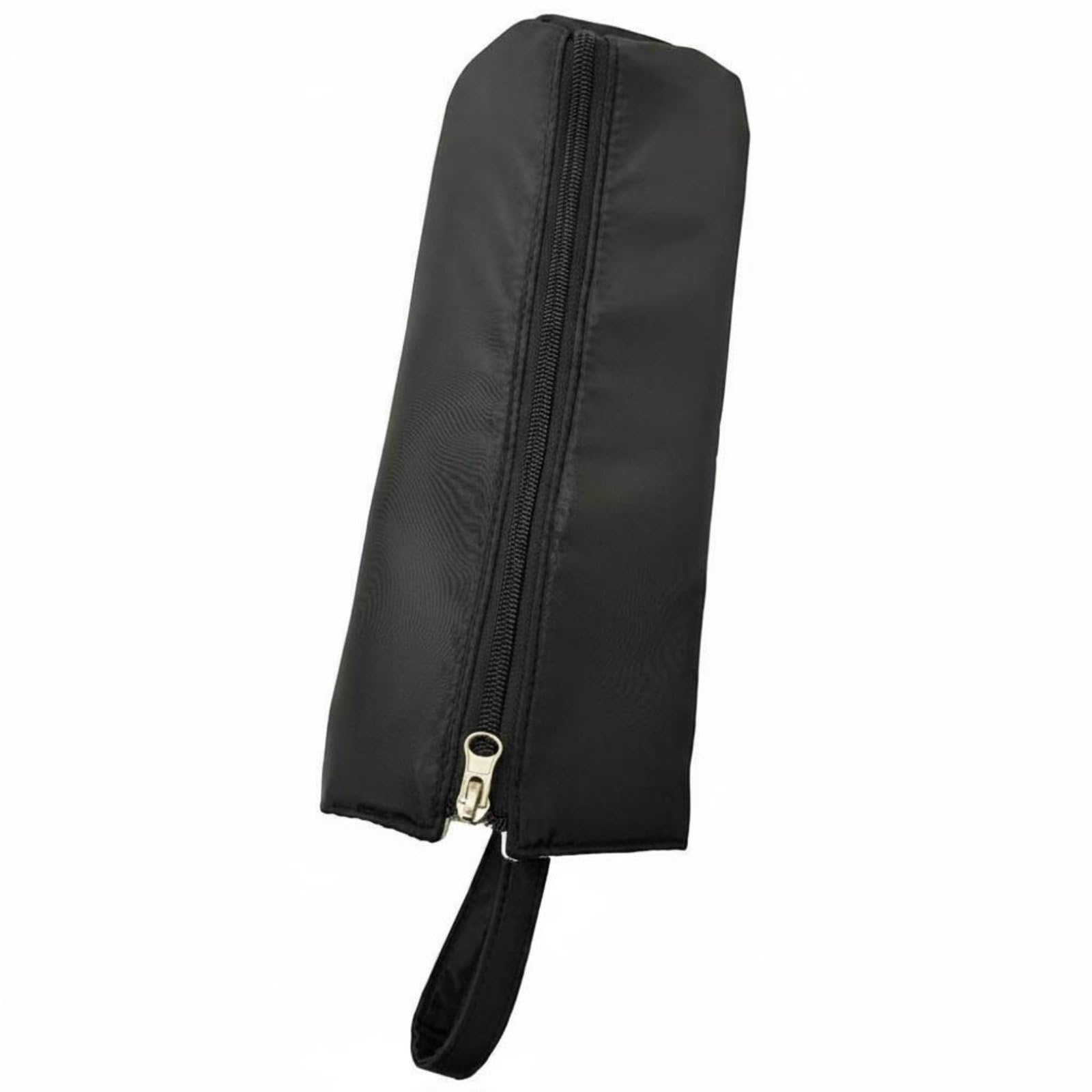 Heat Resistant Curling Iron Pouch Curling Iron Holder Bag Hangable Hair Straightener Case for Bathroom, Black-image-40