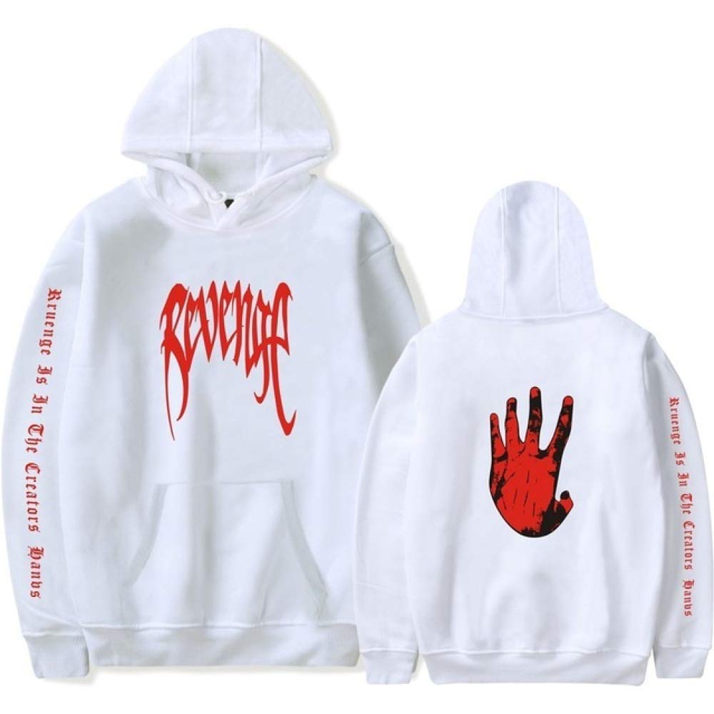HOSD Revenge Hoodies Men/Women Sweatshirts Rapper Hip Hop Hooded Pullover Sweatershirts Male/Women Clothes Hoodie Men A-6232-WY02-2 L