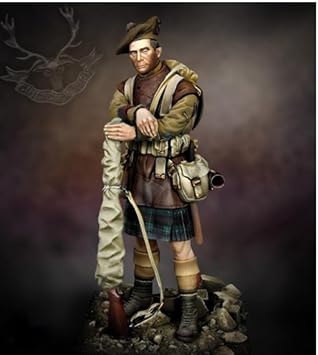 PANGCHENG 1/24 75Mm Stand Officer Man 75Mm Resin Figure Miniature Kit Unassambled Unpainted