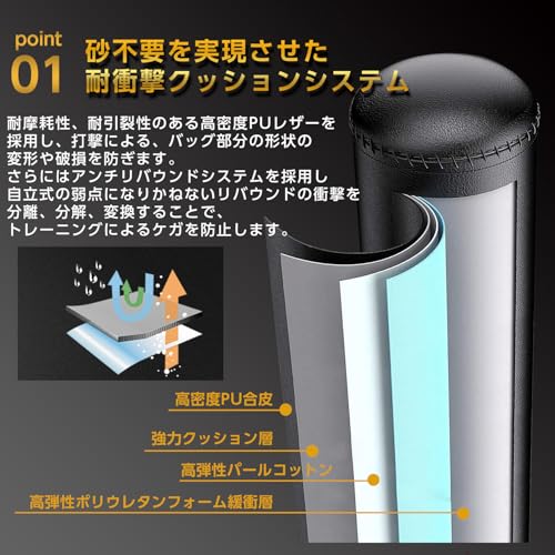 lalairodori ボクシング サンドバッグ B