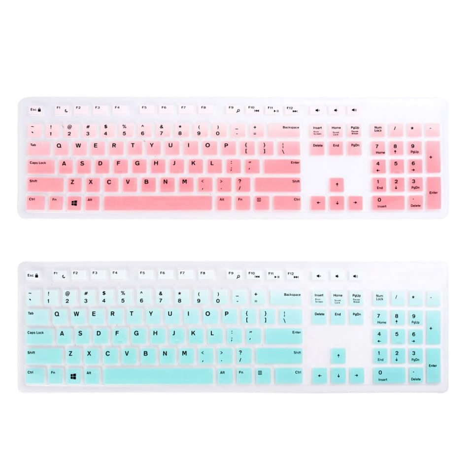 Coque silicone clavier Dell menthe : protégez votre ordinateur des miettes