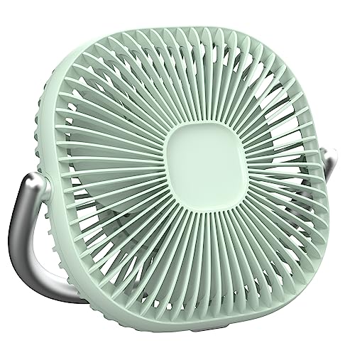 Ventilador de camping con batería recargable de 3 velocidades de 2400 mAh con luces LED y gancho para colgar para tienda de campaña de viaje