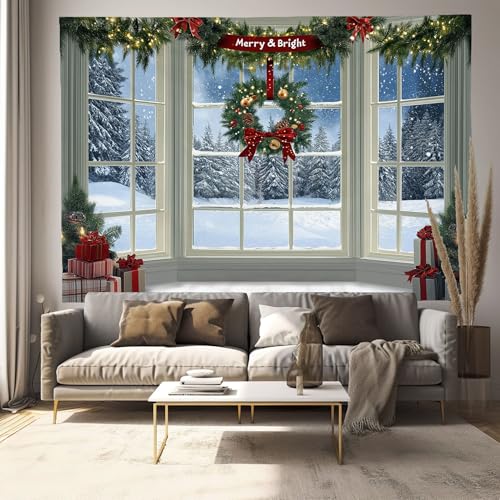 Couverture tenture murale Noël MULERN : le cadeau idéal pour décoration de chambre