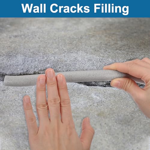 Image of PATIKIL 1 /2 inch x 33 ft Foam Backer Rod, Foam Caulk Saver Concrete Expansion Joint Filler Weather Strip for Sealing Concrete Gaps, Crack Joint Sealer, Grey