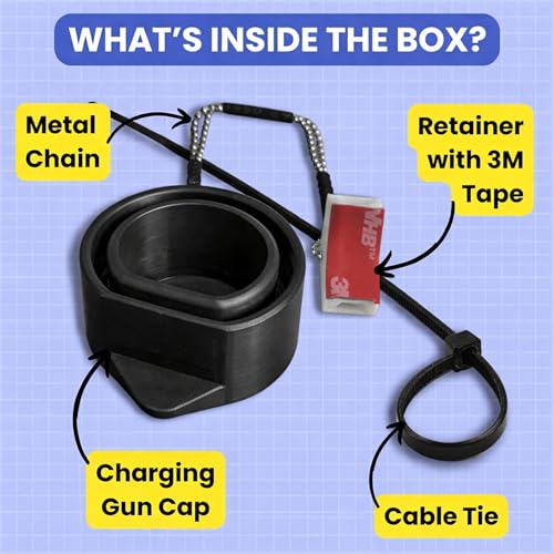Image of Charging Gun Cap or Cover Made for ATHER 450 S /X /Apex Electric Scooter, Waterproof, Dustproof and UV Resistant Accessories (Ather 450 Gun Cap)