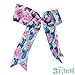 LUV HER Disney Stitch Hair Bows For Girls - One Large Printed Hair Bow Featuring your Favorite Stitch Characters - Alligator Clip - Large Bows for Daily Styling or Special Occasions, Ages 3+