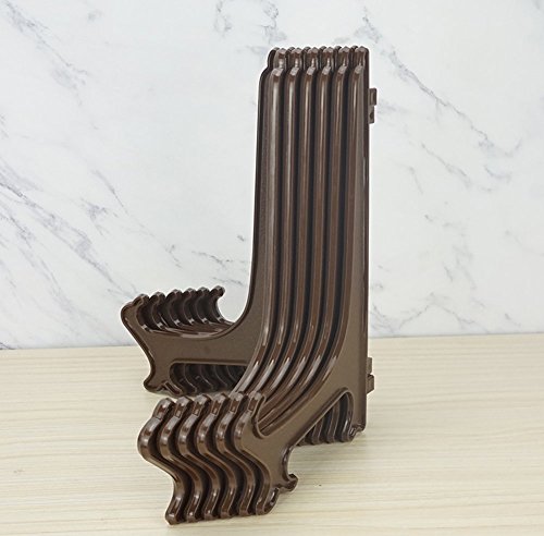 HCHLQLZ 10 Pollici Marrone Plastica Cavalletto