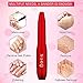 20000 RPM Electric Nail File Kit Portable Nail Drill Machine Professional Manicure Pedicure Kit with Sanding Bands,Nail Drill Bits and Brush for Acrylic Gel Nails-Red