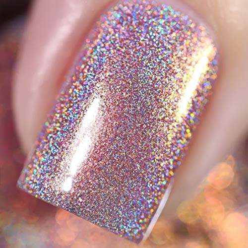 Image of ILNP Morning Rays - Mauve Pink Holographic Shimmer Nail Polish