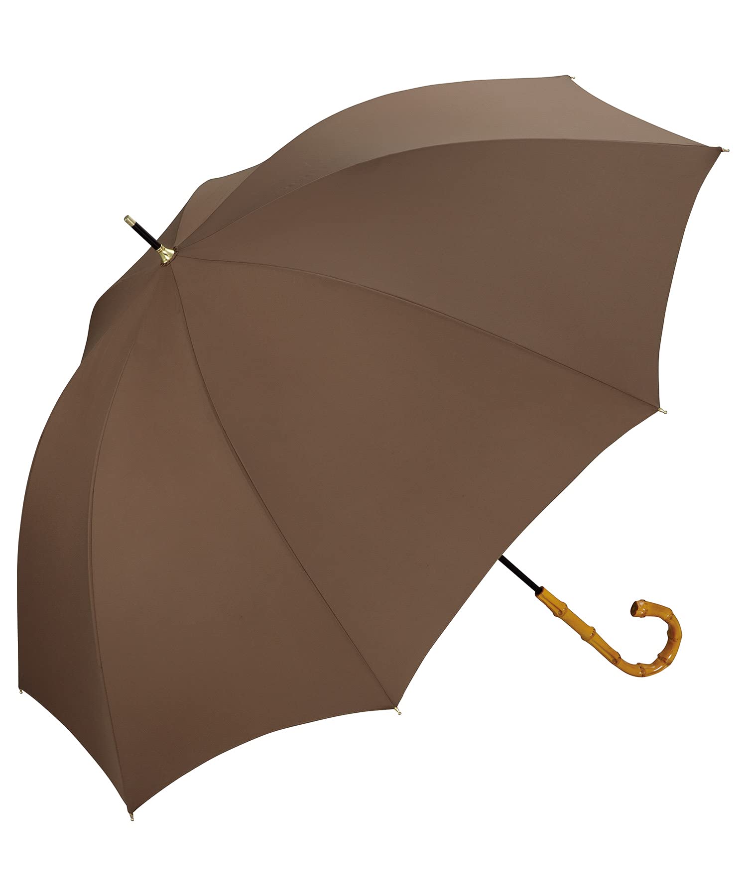 Amazon.co.jp: Wpc. 雨傘 ベーシックバンブーアンブレラ ブラウン 長傘