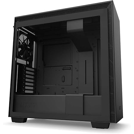 NZXT H710 - CA-H710B-B1 - ATX Mid Tower PC Gaming Case - Front I/O USB Type-C Port - Quick-Release Tempered Glass Side Panel - Cable Management System - Water-Cooling Ready - Black