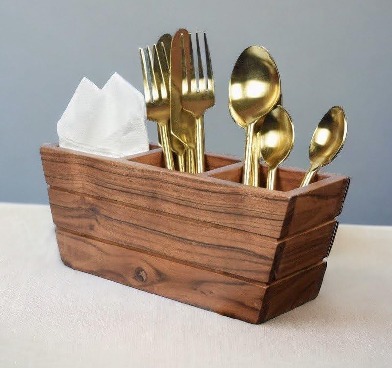 Craftize Mstore Handmade Wooden Spoon Holder-Eco-Friendly Kitchen Utensil Organizer, Medium Size Curved Wood Spoon Rest-Rustic Farmhouse Decor, Natural Wood, Length 9", Width 4.5", Height 4"" (Brown) (B0D2318HH6) Amazon Price History, Amazon Price Tracker