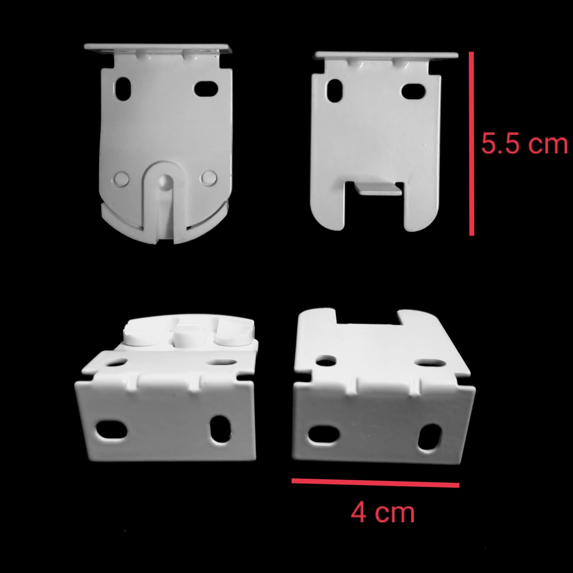 Pack of 1 Roller Blinds Accessories (Release Gear Control Unit) : Release Gear Control Unit, 2 Brackets, 2.4 Meters Beaded Chain, 2 end Caps & Chain Stopper (1) — Amazon image 5