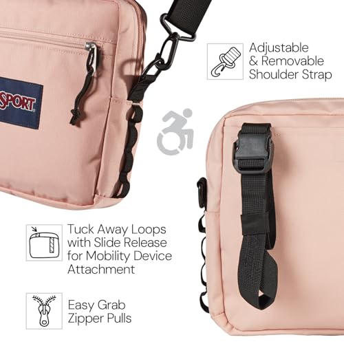 JanSport Central Adaptive Accessory Bag for Wheelchairs, Red Hippie Days - image 6