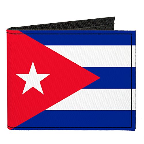 Buckle-Down Canvas Bi-fold Wallet-Cuba Flag