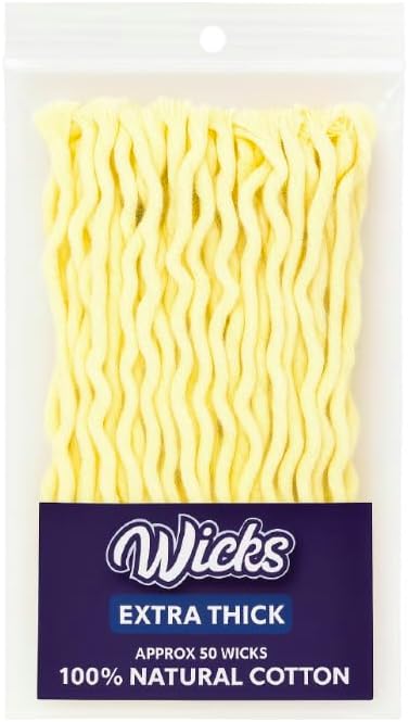 Wicks and Candle Holders for Shabbat and Chanukah (70 PLY)