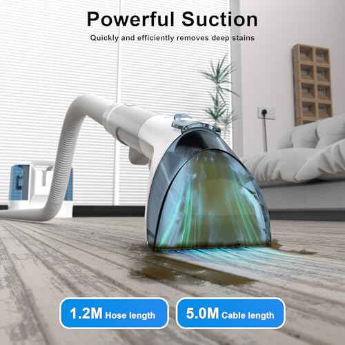 Rivenara K15AC Portable Carpet Cleaner — 450W Corded Spot & Upholstery Machine — view 3