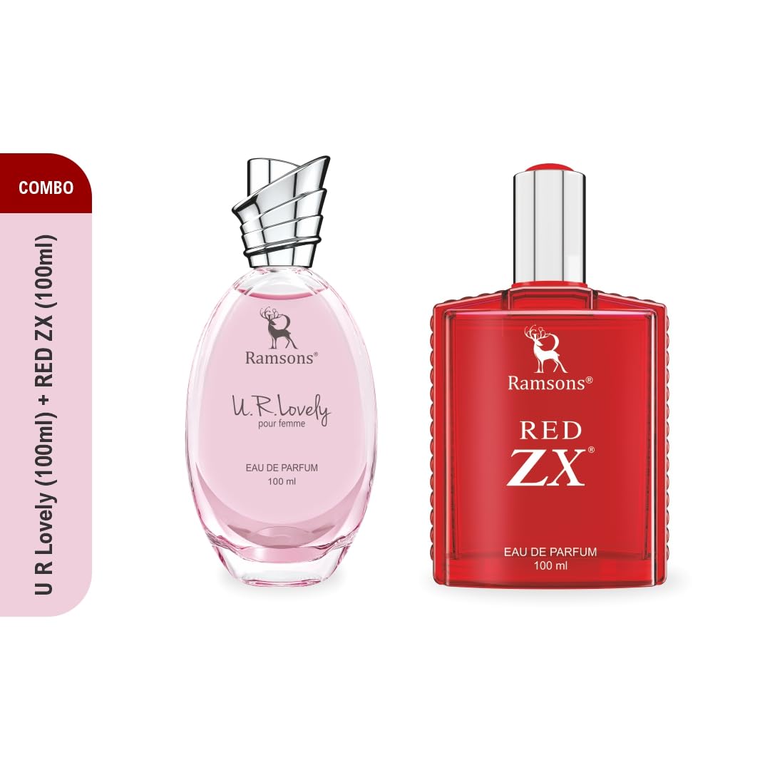 Buy Ramsons - U R LOVELY & RED ZX Eau De Parfum | Pack of 2 x 100