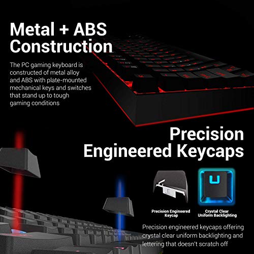 Redragon-K552-RGB-BA-Mechanical-Gaming-Keyboard-and-Mouse-Combo-Wired-RGB-LED-Backlit-60-with-Arrow-Key-Keyboard-7200-DPI-Mouse-for-Windows-PC-Gamers-Tenkeyless-Keyboard-Mouse-Set