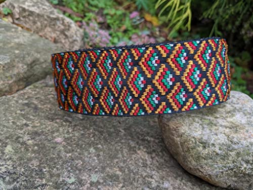 Zugstopp Halsband mit Polsterung, Martingale, gepolstert, 5 cm breit, Trainingshalsband, verstellbar, dog collar (bis 38cm Hals- 44cm Kopfumfang inkl 6cm Zugstopp, Metallteile: Stahl)