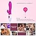Utimi Vibrating G Spot Rabbit Vibrator Upgraded Silicone 10 Speed Vibrations Clitoris Stimulation for Women