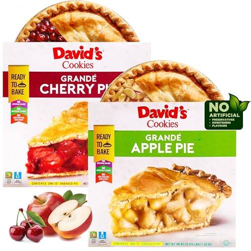 David's Cookies Grandé Apple and Cherry Pie Combo