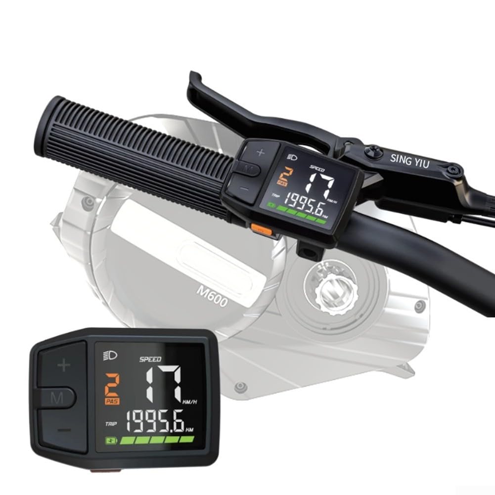 Pantalla LCD para bicicleta eléctrica, para Bafang-M500 M600 BBS01 02 HD Motor DZ4, pantalla de protocolo Ebike UART/CAN, ligera y compacta