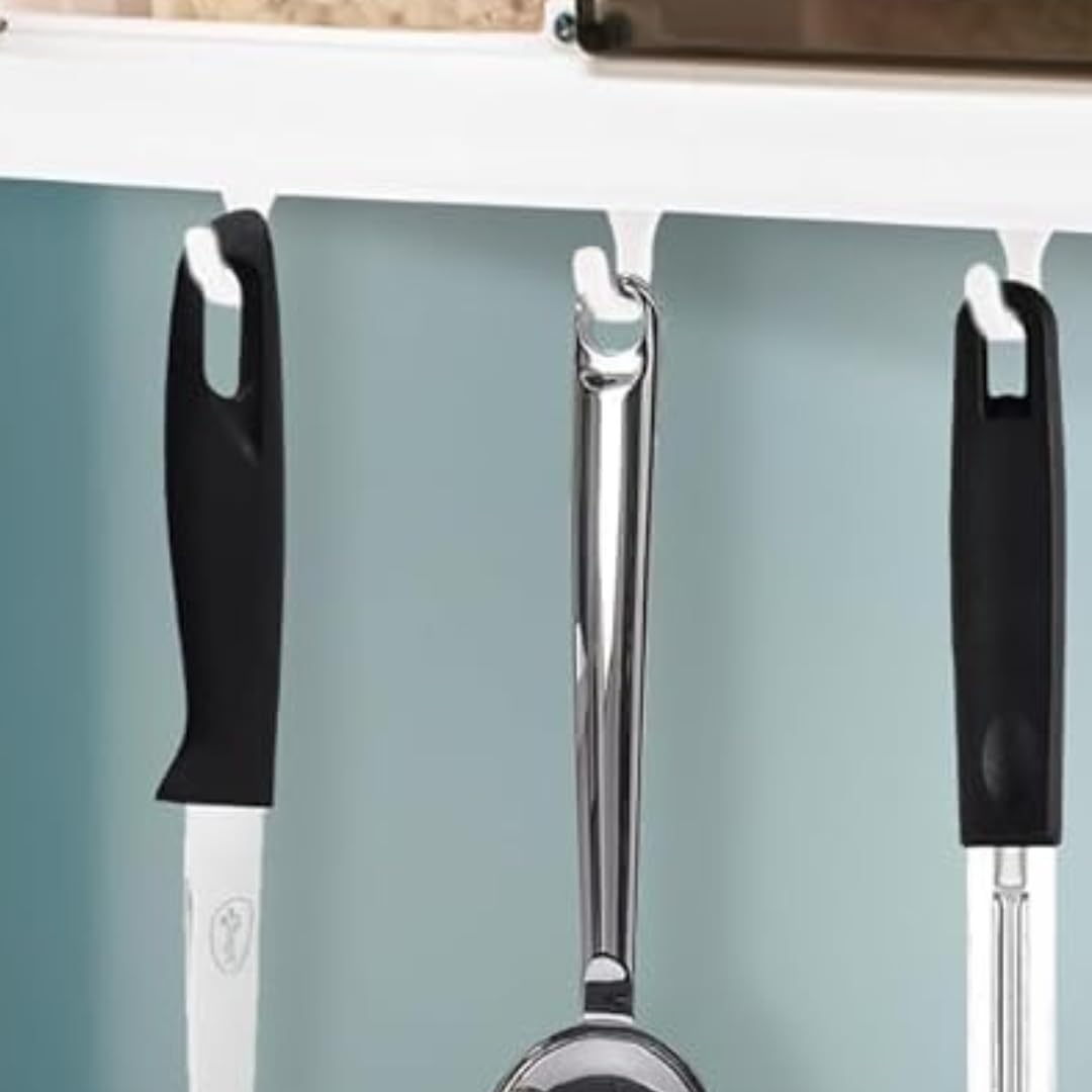 Wall Mounted Bathroom Cabinet | Self Adhesive Plastic Bathroom Organizer with Doors & Adjustable Shelves | No Drill Bathroom Storage Cupboard (White)-image-49